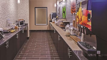 Free daily on-the-go breakfast