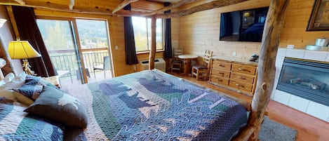 Luxury Room, 1 Bedroom, Fireplace, Mountain View