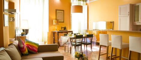 Basic Apartment, 1 Bedroom, City View | Private kitchen | Shared fridge