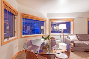 Premier Suite, 1 Bedroom | Living room | LCD TV - Ice House Suites and Condominiums (Telluride)