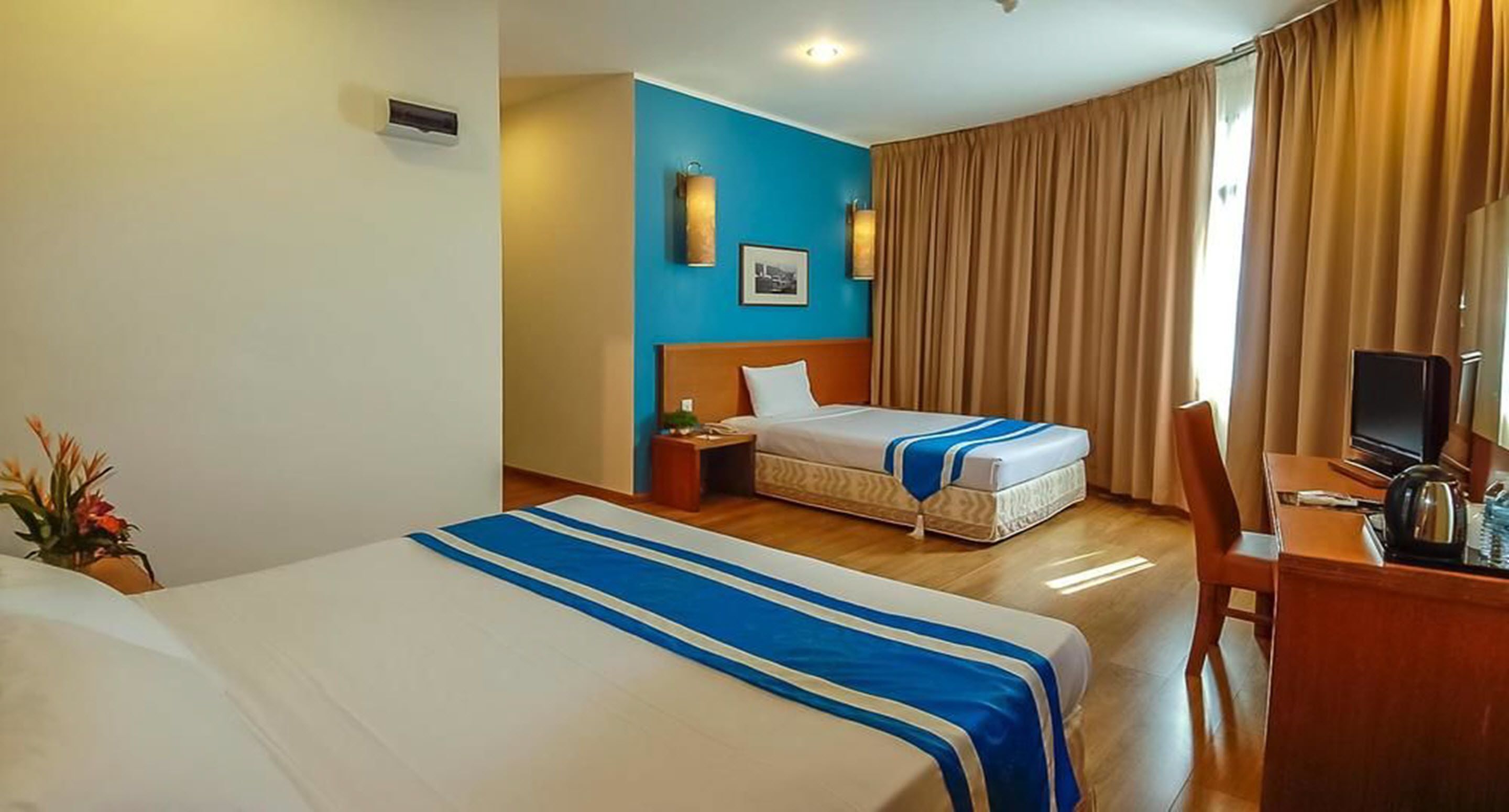 Suite Keluarga | Kedap suara, Wi-Fi gratis, dan seprai linen