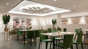 Siddeområde i lobbyen