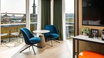 Room, 1 Double Bed (The Works) | In-room safe, desk, soundproofing, iron/ironing board