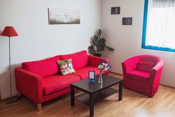 Departamento, 1 habitación | Decoración personalizada, cortinas blackout, camas extra y wifi gratis