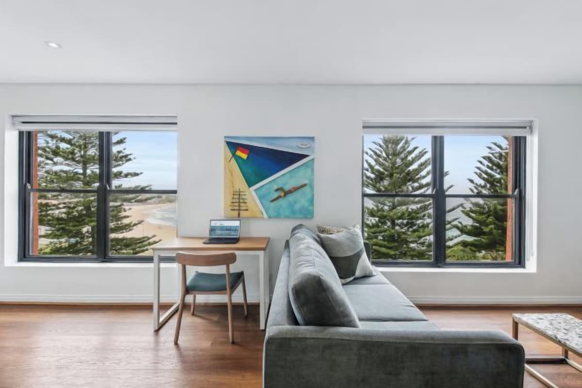 Living area | 50-inch flat-screen TV with digital channels, TV, streaming services