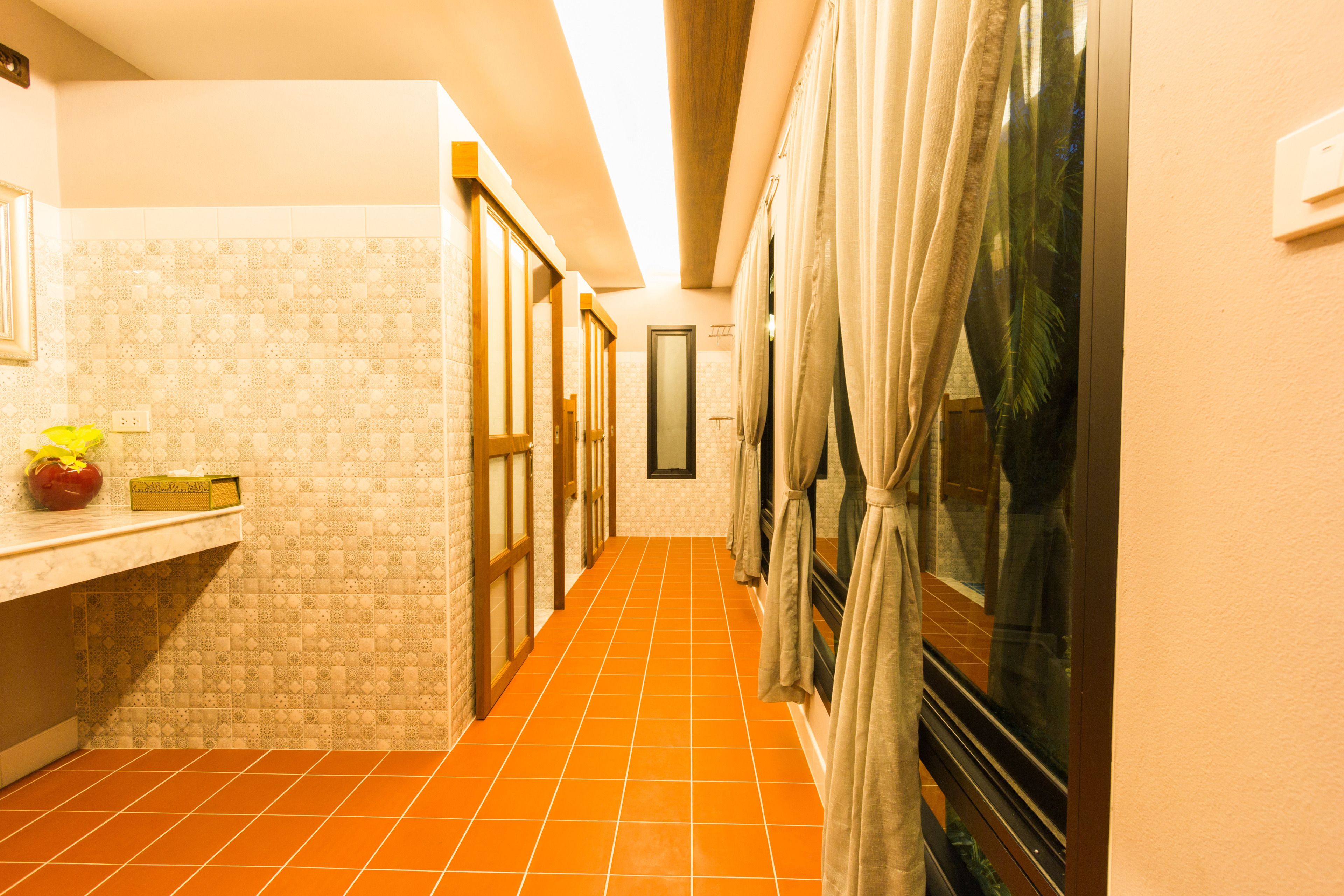 family house, 2 bedrooms, kitchen, courtyard area | bathroom | shower, rainfall showerhead, free toiletries, hair dryer