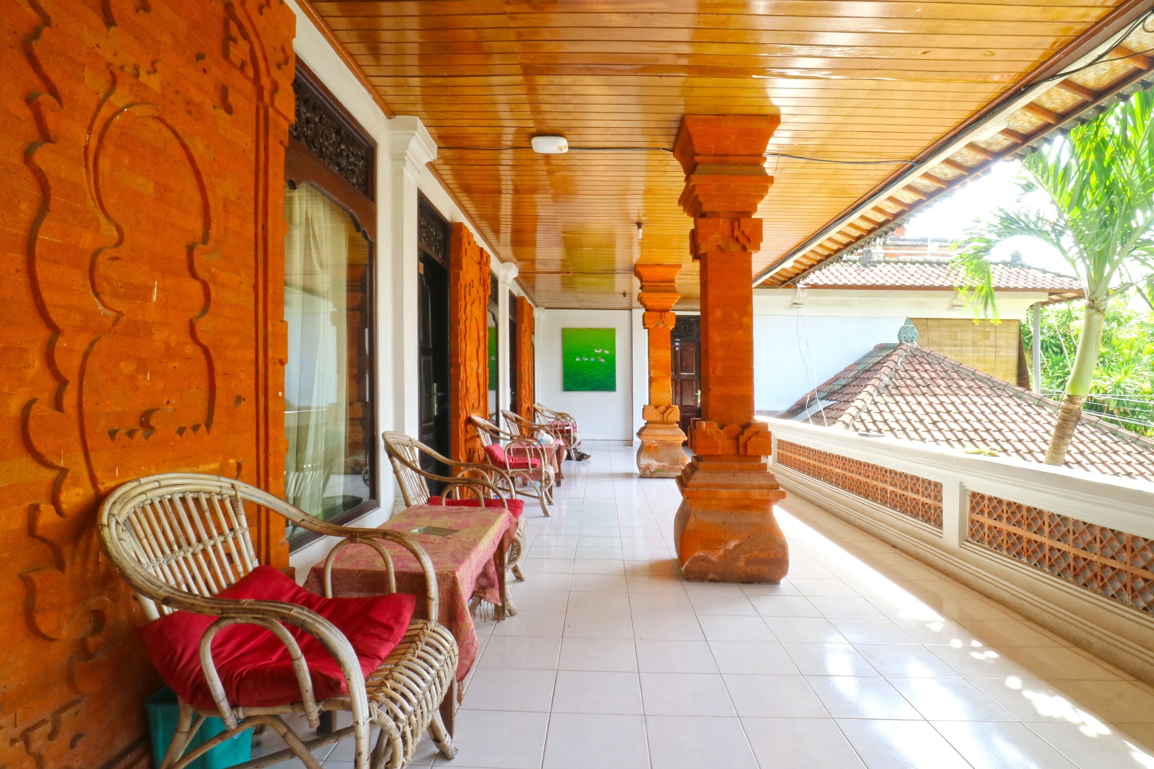 Dobbeltrom – exclusive, 1 queensize-seng, aircondition, hageområde | Terrasse/patio