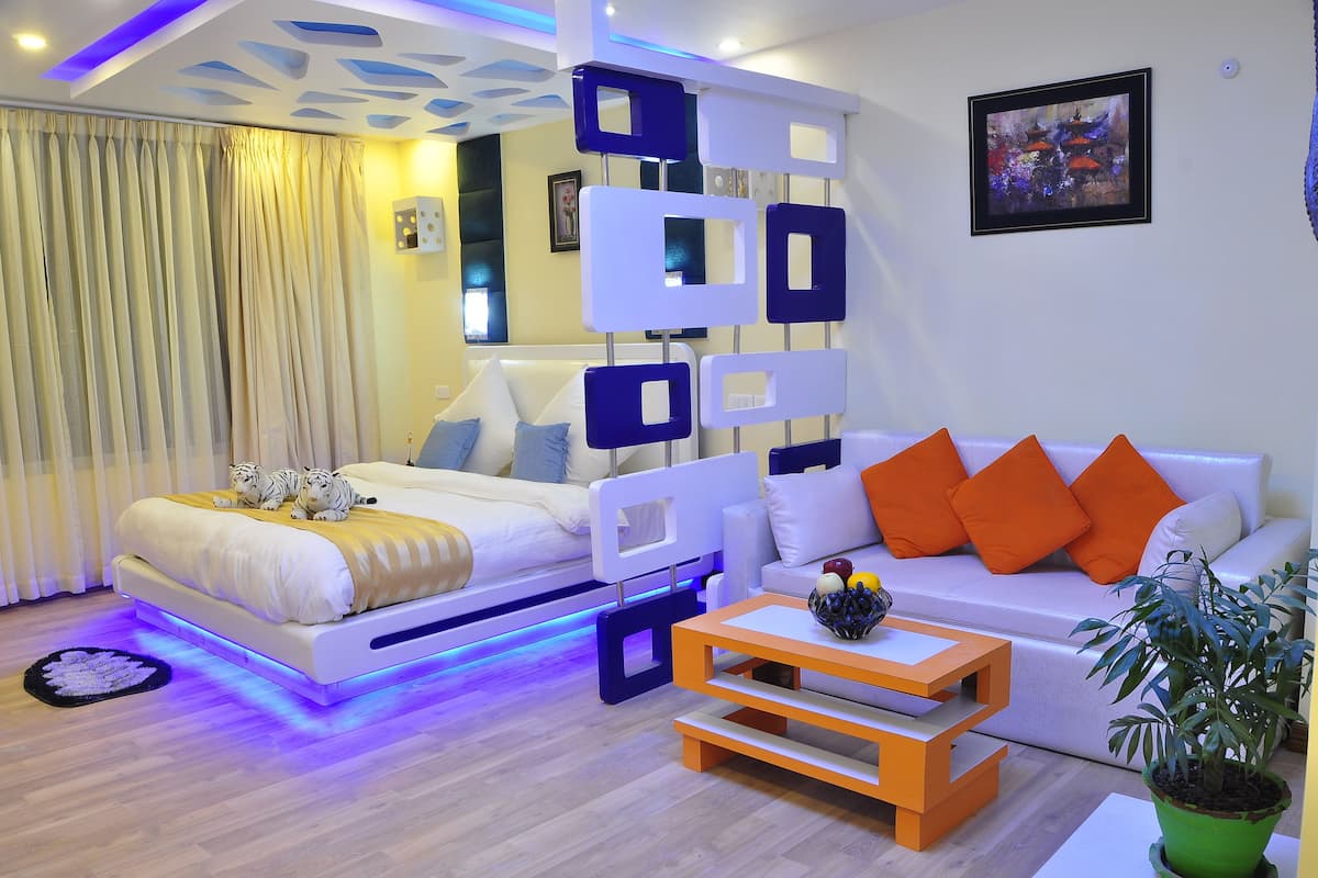 Minibar, coffres-forts dans les chambres, décoration personnalisée