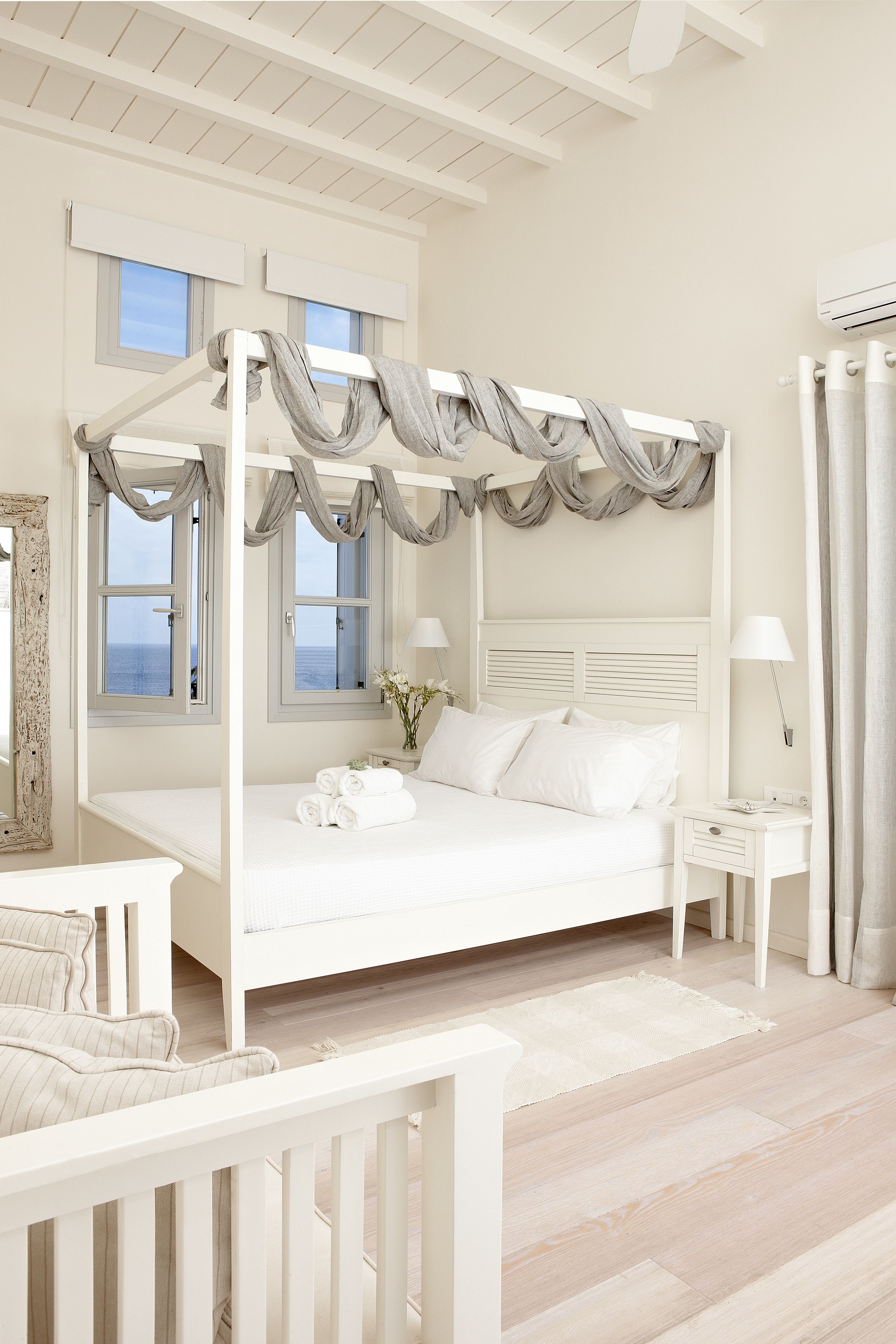 family room, sea view | premium bedding, pillow-top beds, minibar, in-room safe