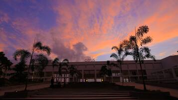 Front of property - evening/night