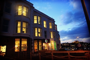 Front of property – evening/night