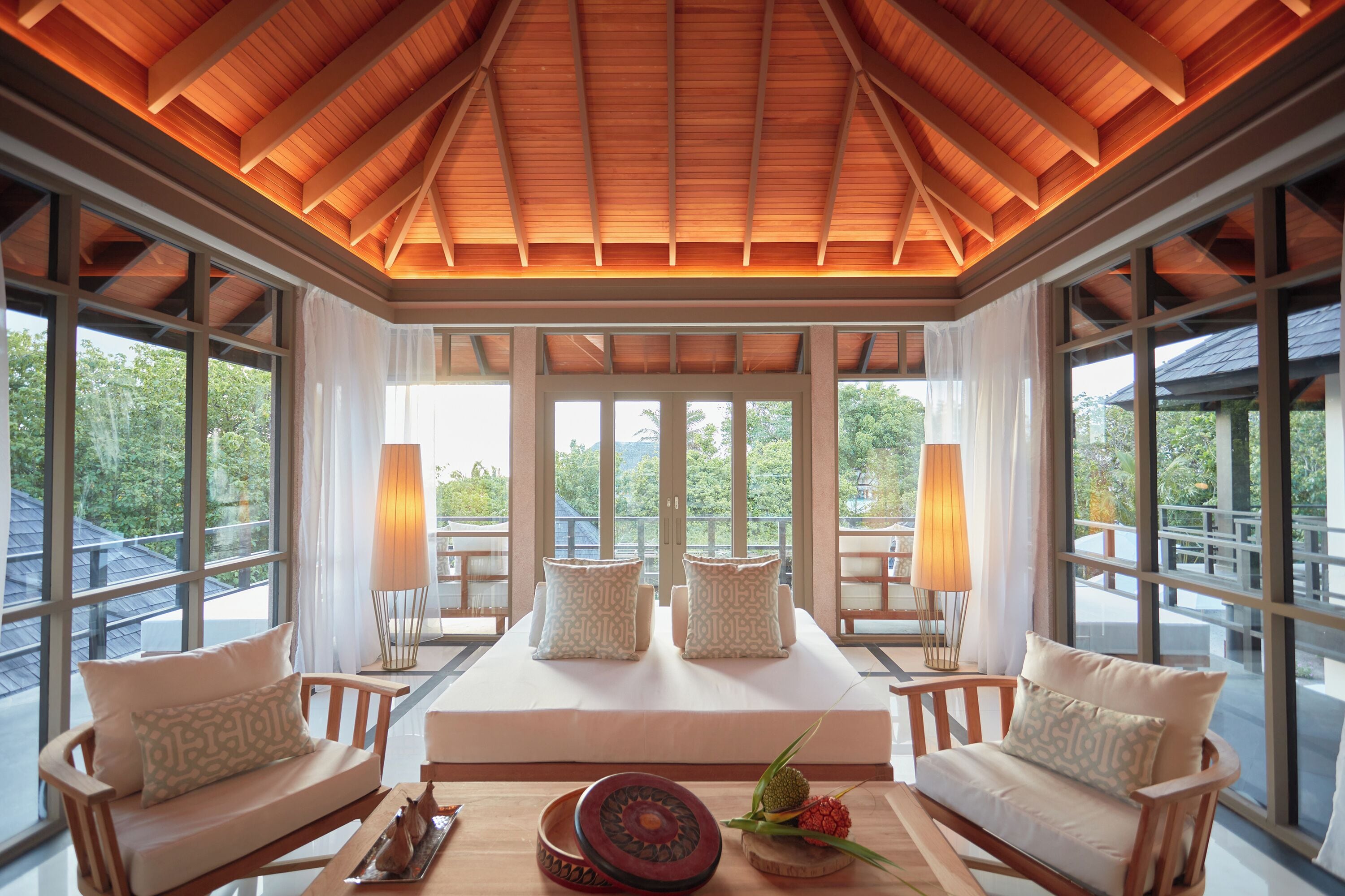 3 bedroom island pool residence i complimentary seaplane for 5 nights i one premium experience | 1 bedroom, premium bedding, down duvets, minibar