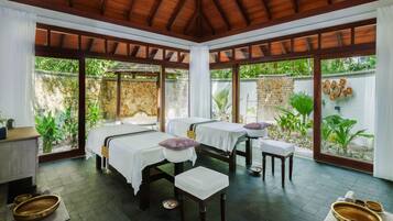 Espace de soins pour les couples, sauna, hammam, soins corporels
