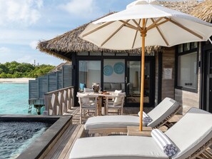 2 outdoor pools, open 6:00 AM to 6:00 PM, pool umbrellas, pool loungers