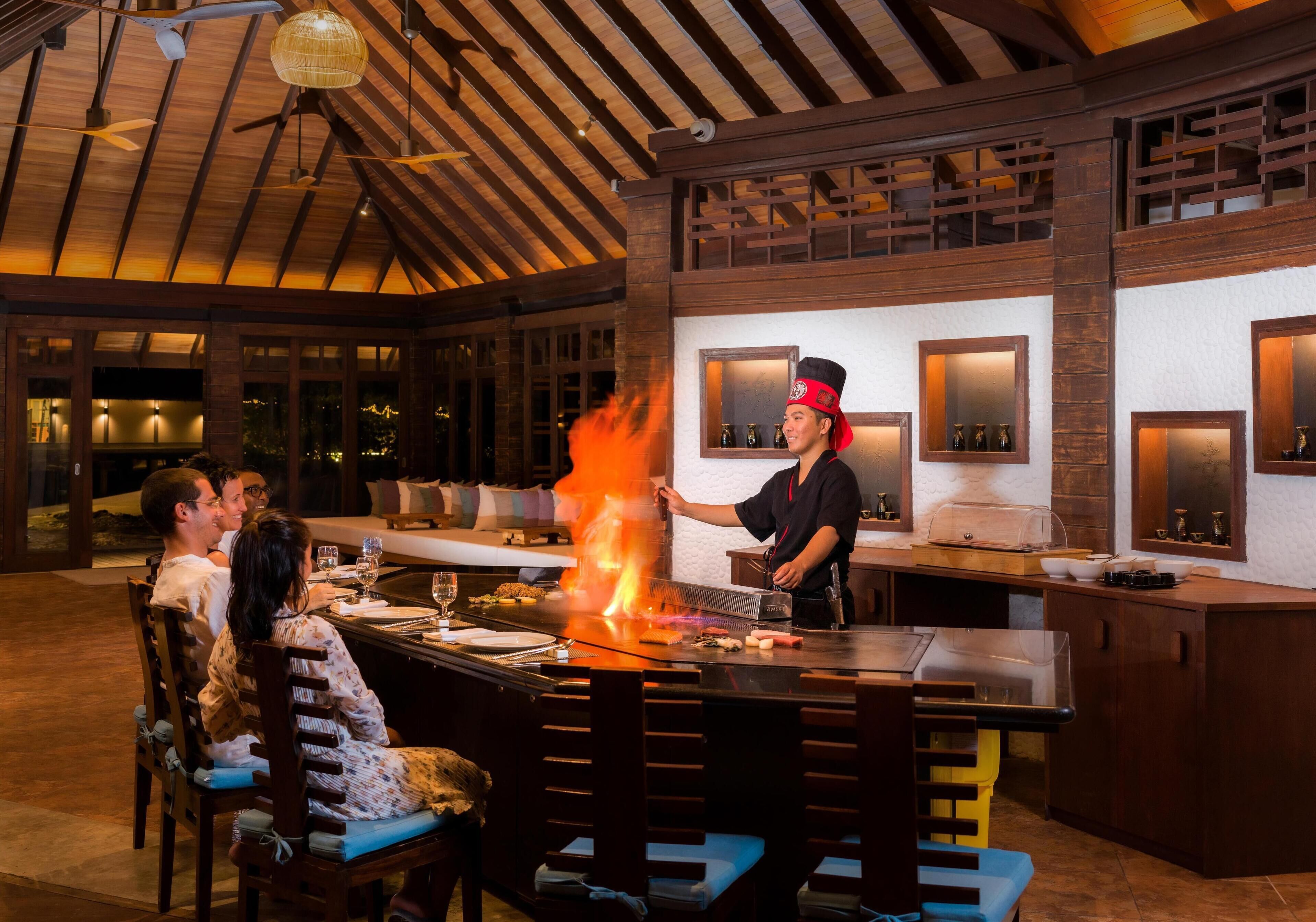 5 restaurants, breakfast, lunch, dinner served; asian cuisine