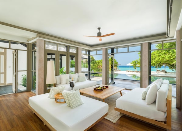 2 Bedroom Beach Pool Residence I Complimentary Seaplane for 5 nights I One Premium Experience