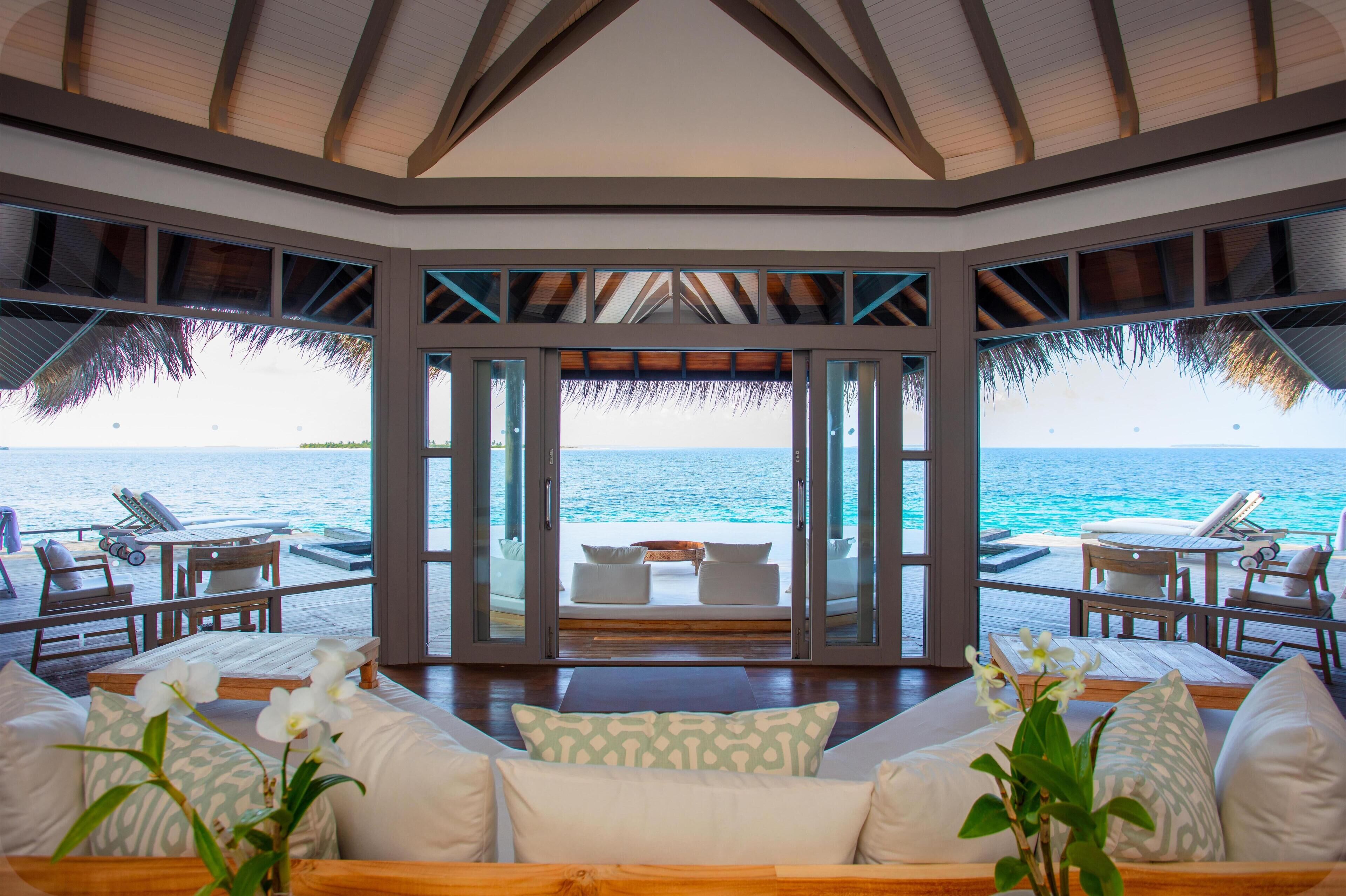 2 Bedroom Ocean Pool Residence I Complimentary Seaplane for 5 nights I One Premium Experience | Premium bedding, down comforters, minibar, in-room safe