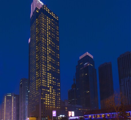 Front of property - evening/night