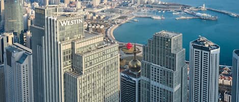 Blick von der Unterkunft