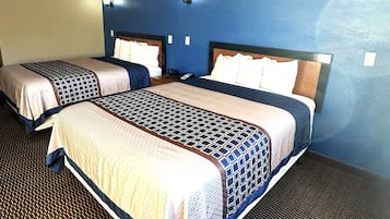 Standard Room, 2 Queen Beds | Living area | TV