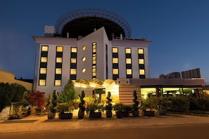 Majoituspaikan julkisivu