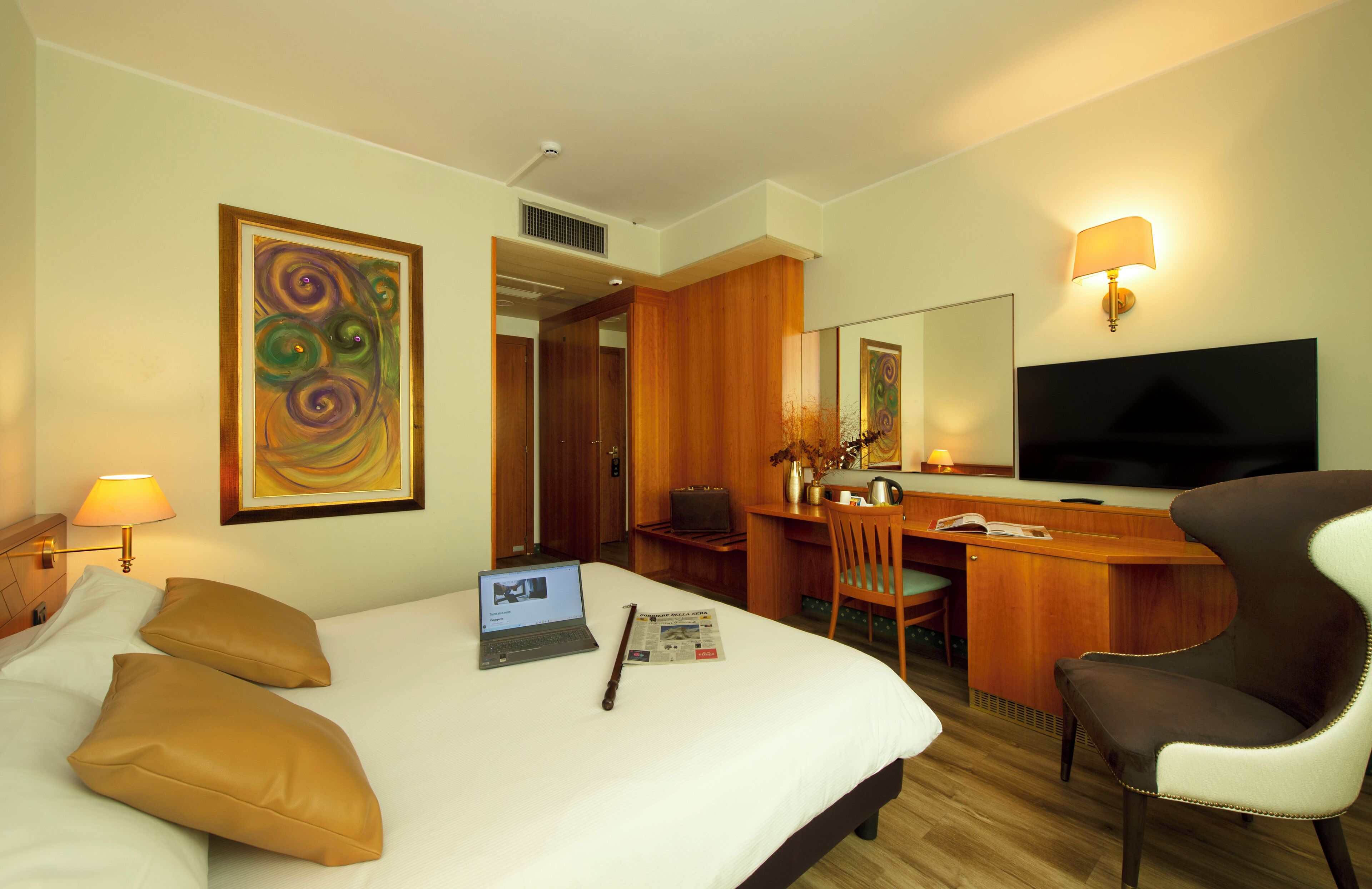 Literie de qualité supérieure, minibar, coffres-forts dans les chambres