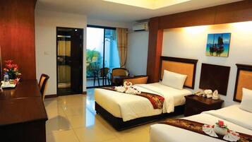 In-room safe, blackout curtains, rollaway beds, free WiFi