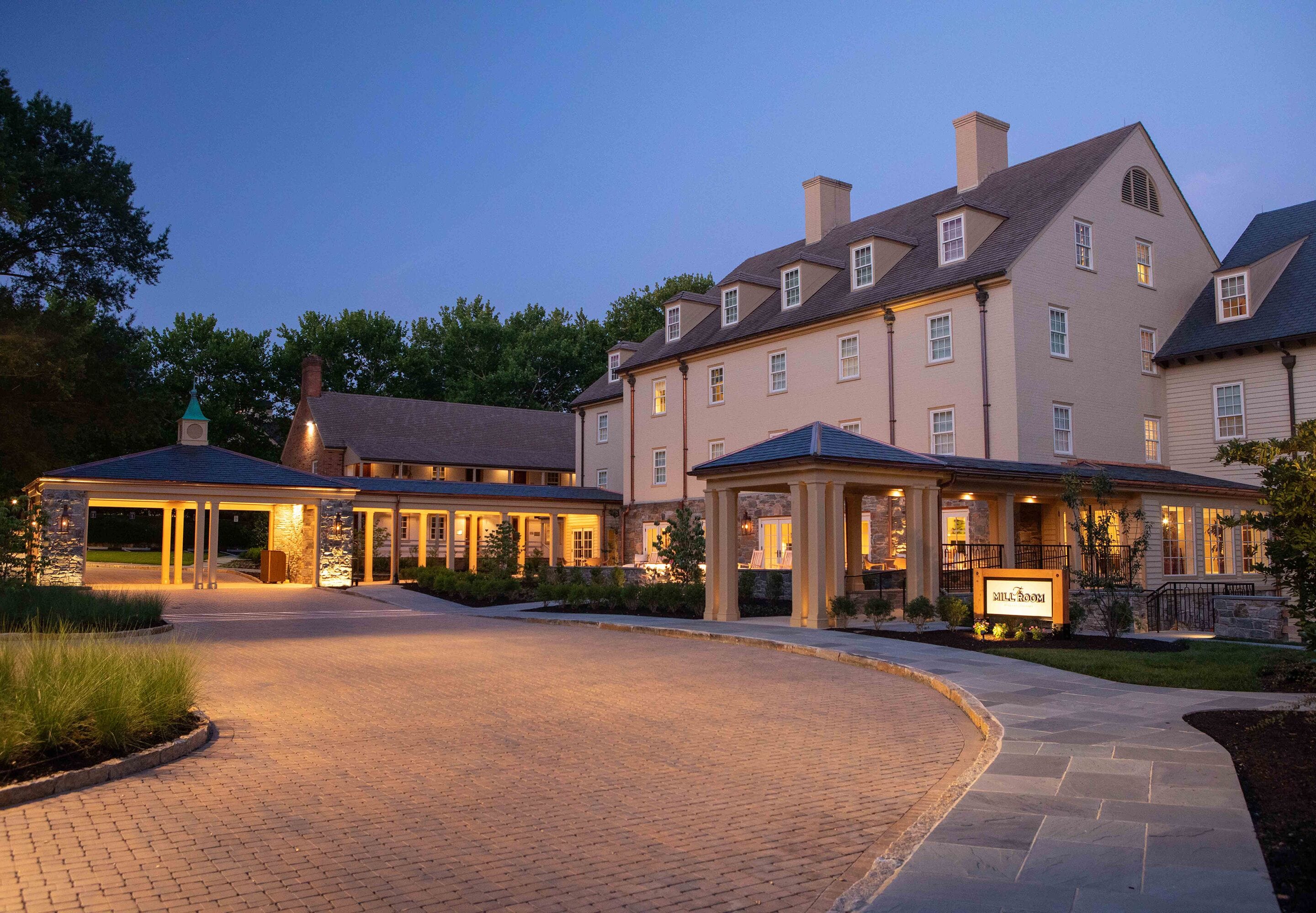 front of property – evening/night