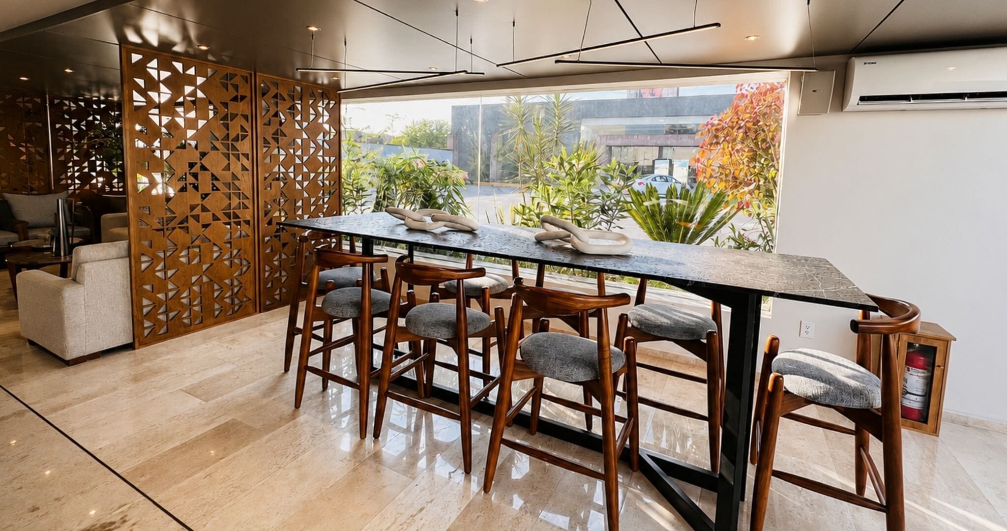 Lobby sitting area