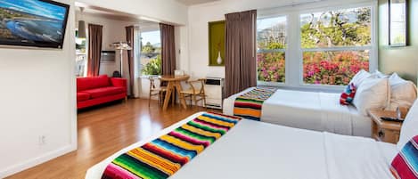 Svit Deluxe - 2 dubbelsängar | Skrivbord, strykjärn/strykbräda, extrasängar och gratis wi-fi