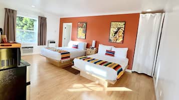 Standard Room, 2 Double Beds | Desk, iron/ironing board, rollaway beds, free WiFi