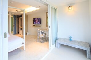 Deluxe Room, Balcony, Partial Sea View | Terrace/patio - De Pastel Hotel (Hua Hin)