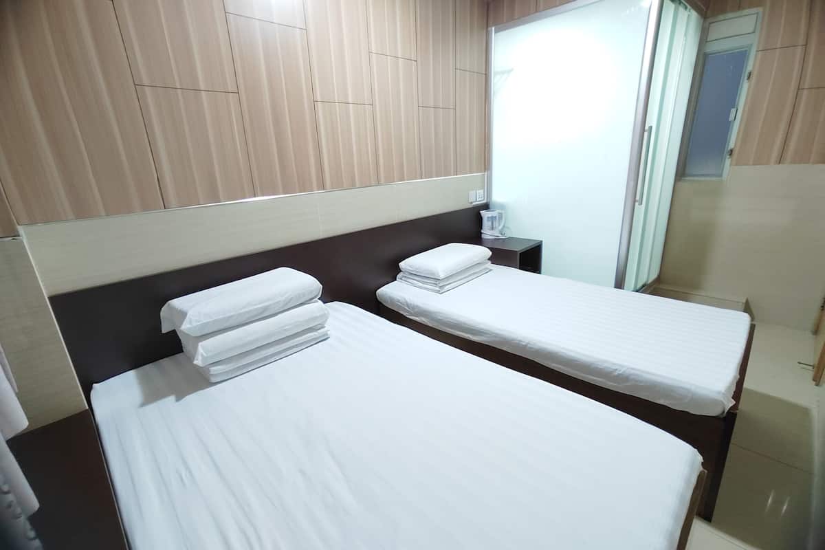 Driepersoonskamer | 1 slaapkamer, gratis wifi, beddengoed