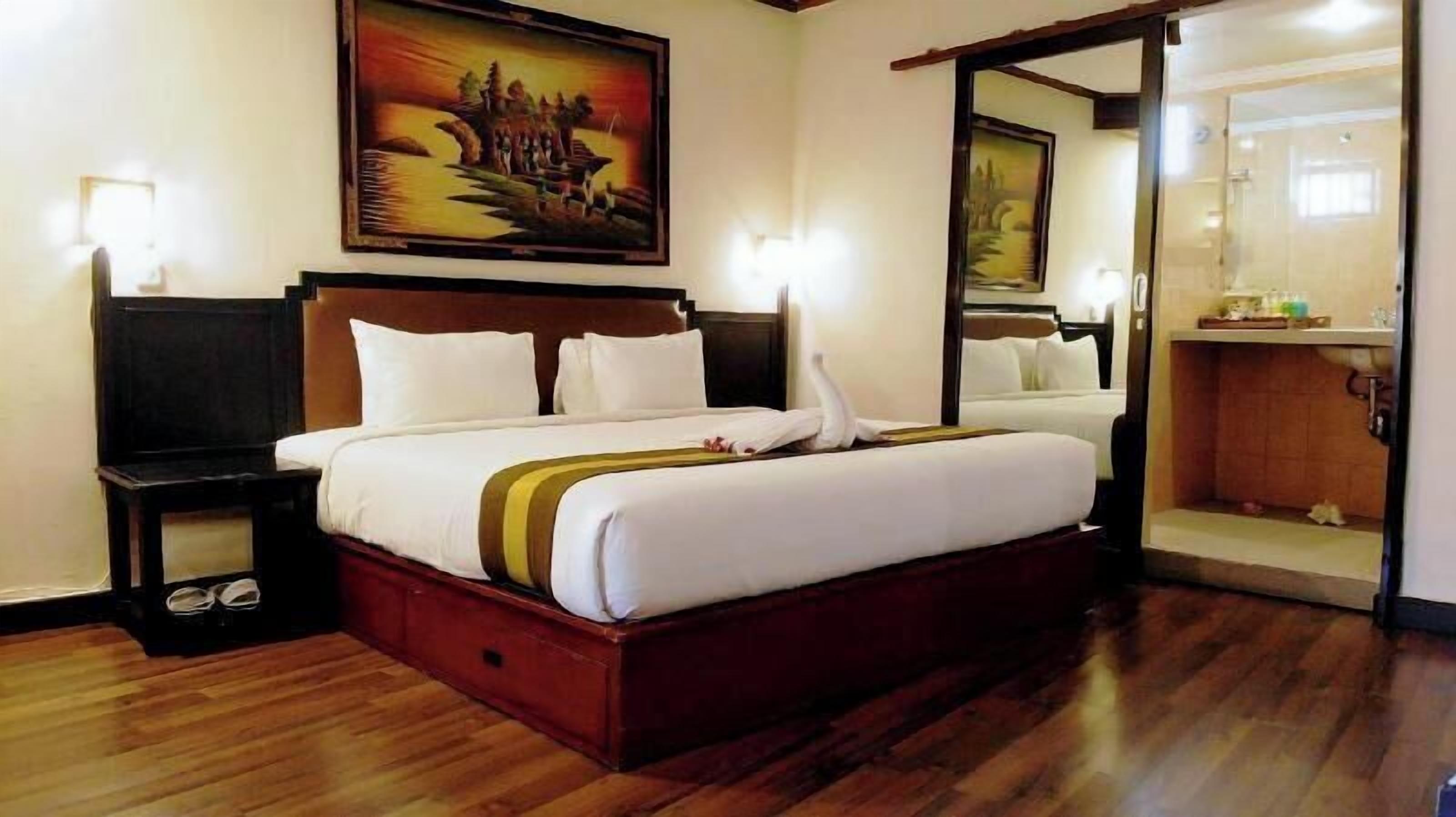 Seprai katun Mesir, seprai premium, meja kerja, dan Wi-Fi gratis