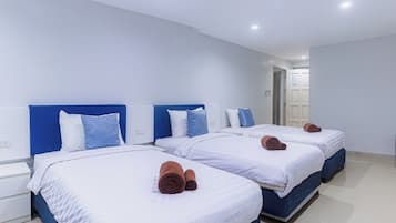 Free WiFi, bed sheets