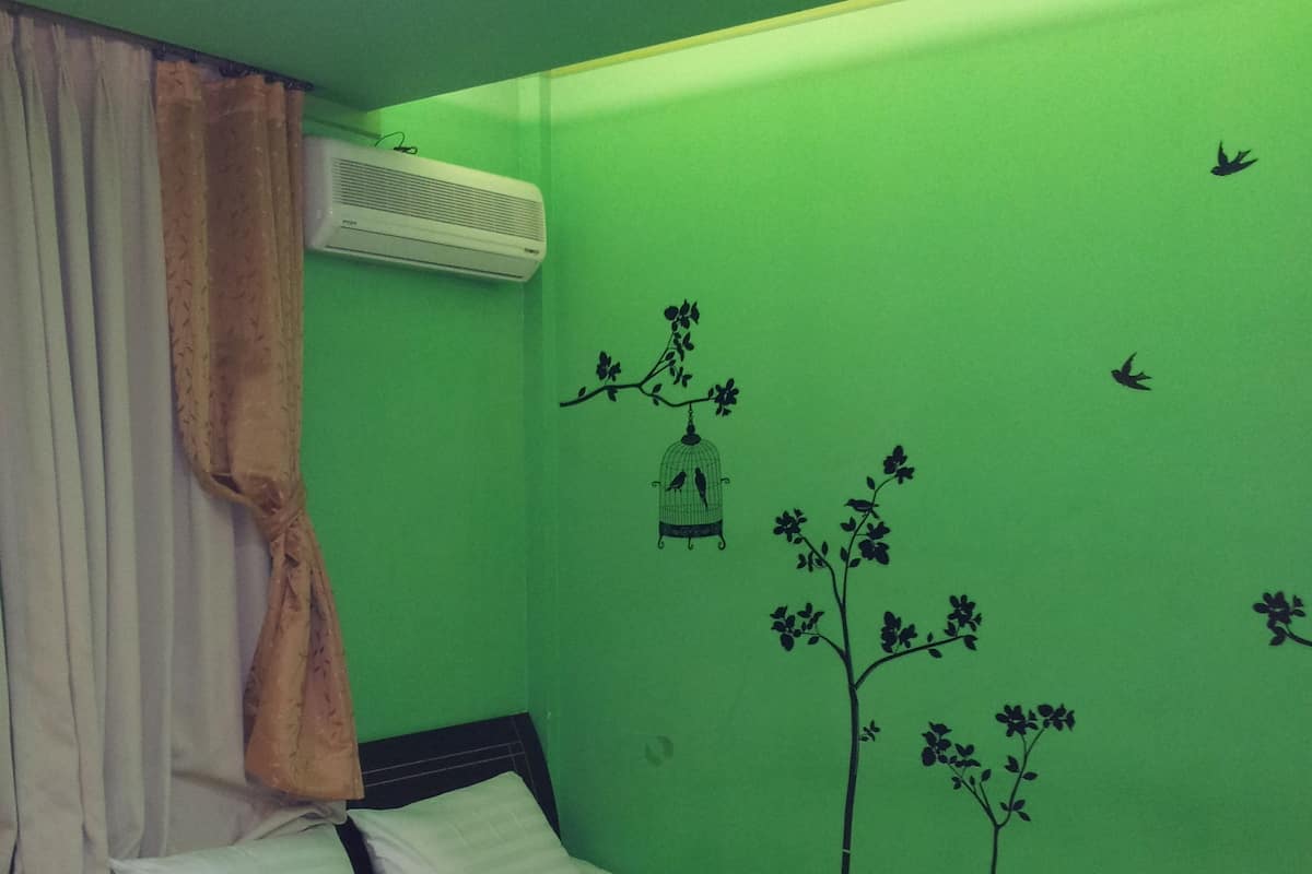 1 habitación, caja de seguridad en la habitación y cortinas blackout