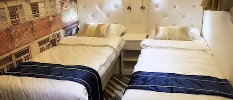 Free WiFi, bed sheets