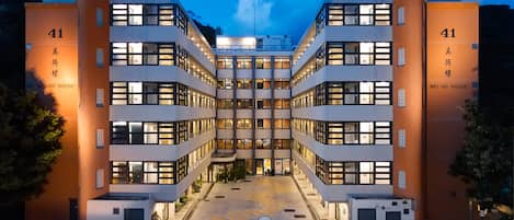 Front of property - evening/night