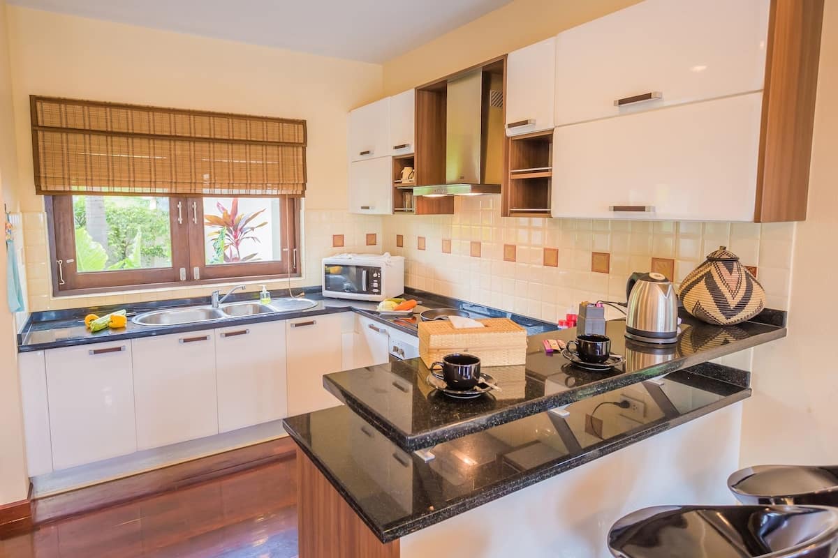 private family pool villa 2 bedrooms | private kitchen | fridge, electric kettle