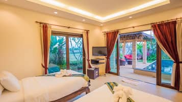 Premium bedding, minibar, in-room safe, free cots/infant beds