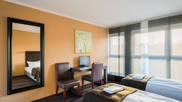 Comfort-Doppelzimmer | Kostenloses WLAN, BettwÀsche