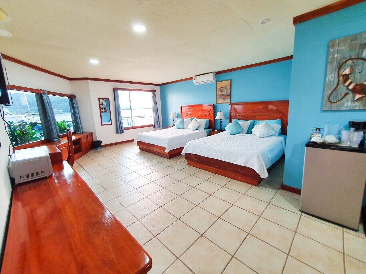 suite, 2 queen beds | 1 bedroom, premium bedding, desk, blackout curtains