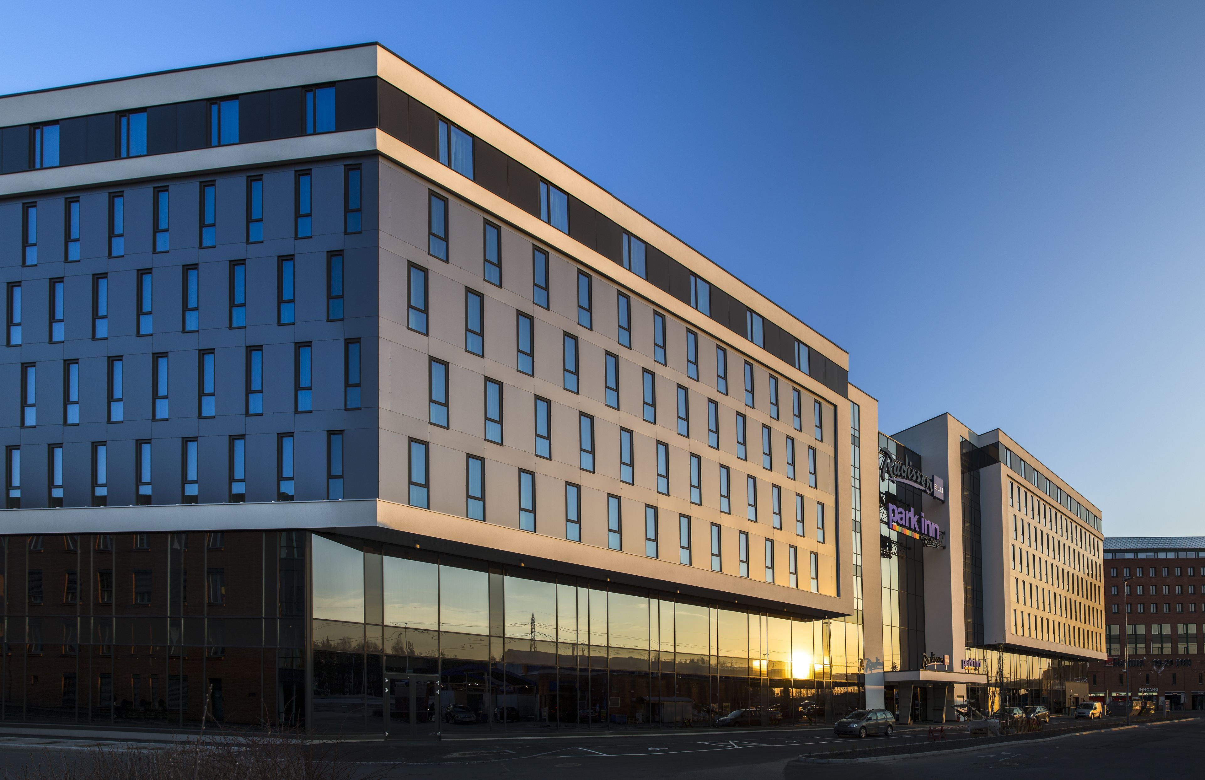Overnatningsstedets facade