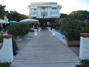 Entrée de l’hébergement