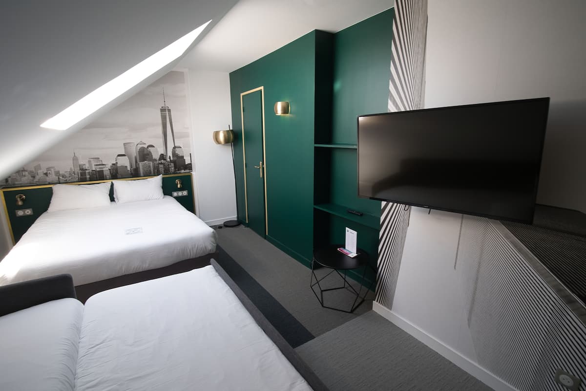 premium bedding, pillow-top beds, individually furnished, desk