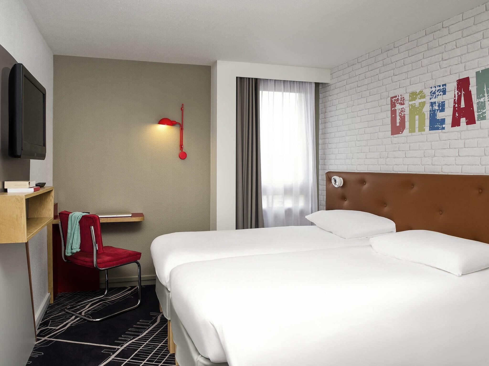 Premium bedding, pillow-top beds, individually furnished, desk