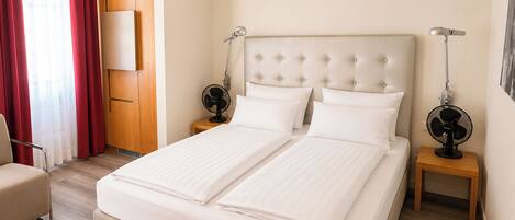 Standard Double Room | Hypo-allergenic bedding available, minibar (free items), desk