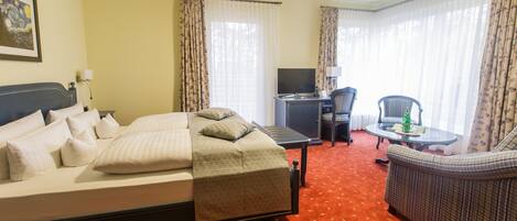 Literie hypoallergénique, coffres-forts dans les chambres