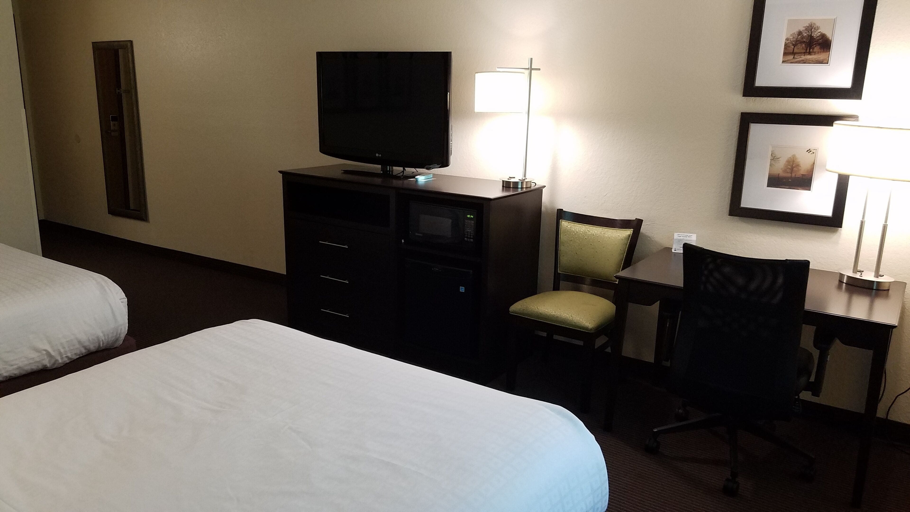 desk, laptop workspace, blackout curtains, soundproofing