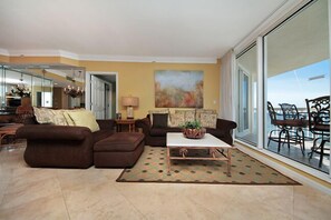 Condo, 3 Bedrooms, Kitchen, Ocean View (Latitude Adjustment) | Living area